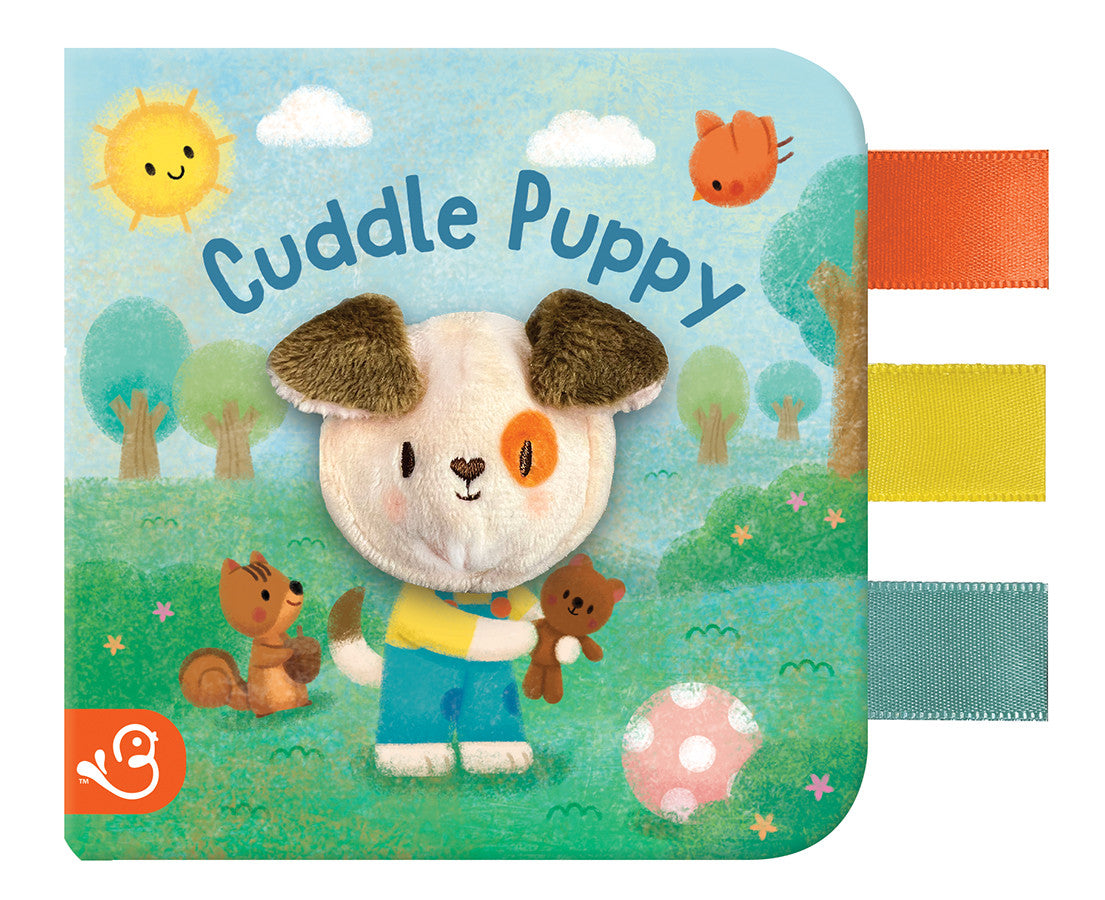 Cuddle Puppy Crinkle Puppet Book