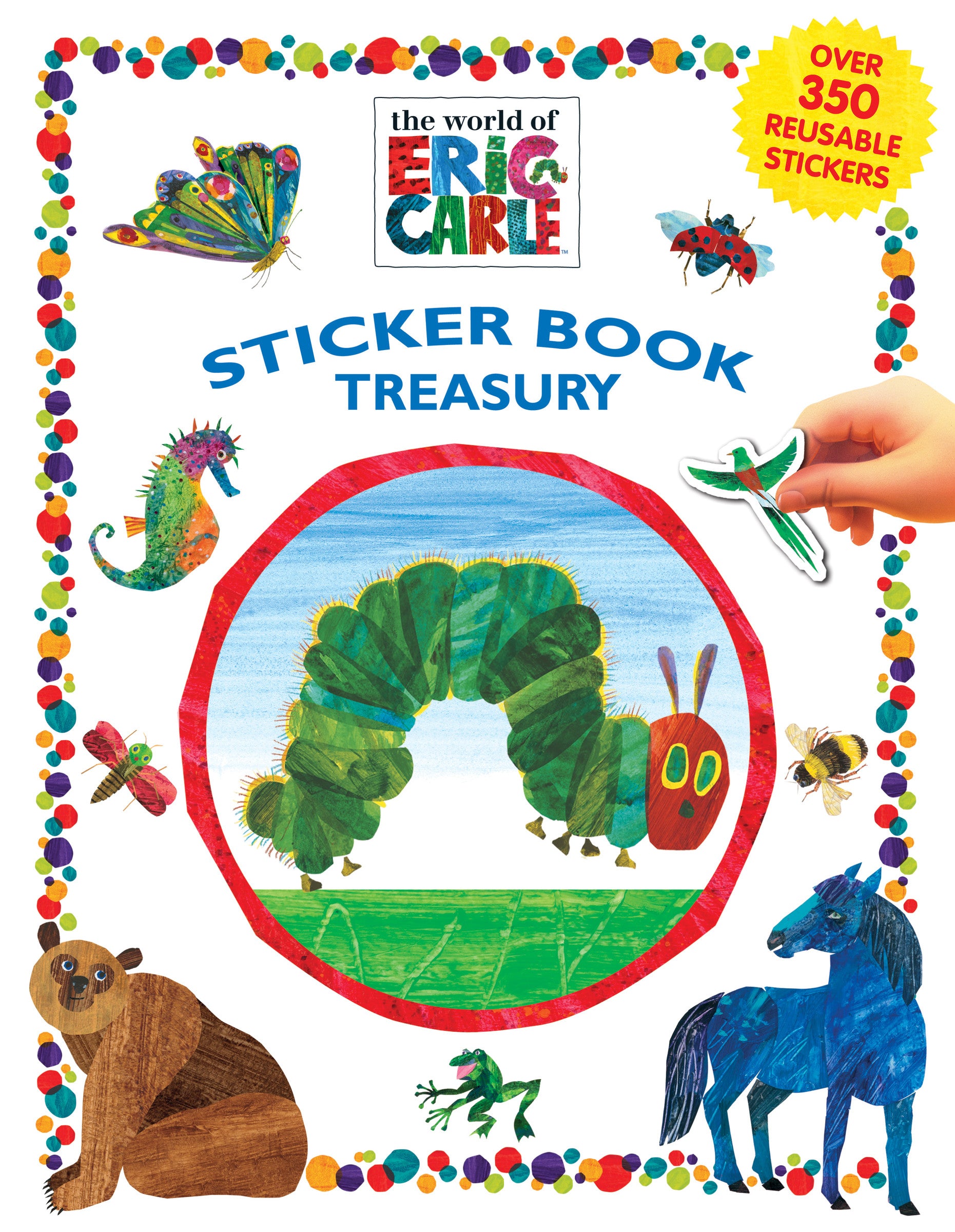 ERIC CARLE STICKER BOOK TREAURY