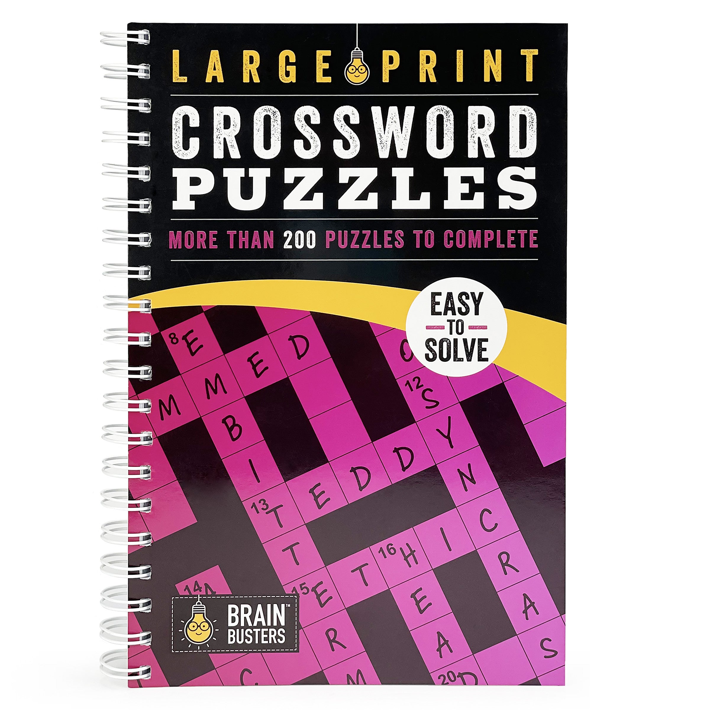 Large Print Crossword Puzzles Pink