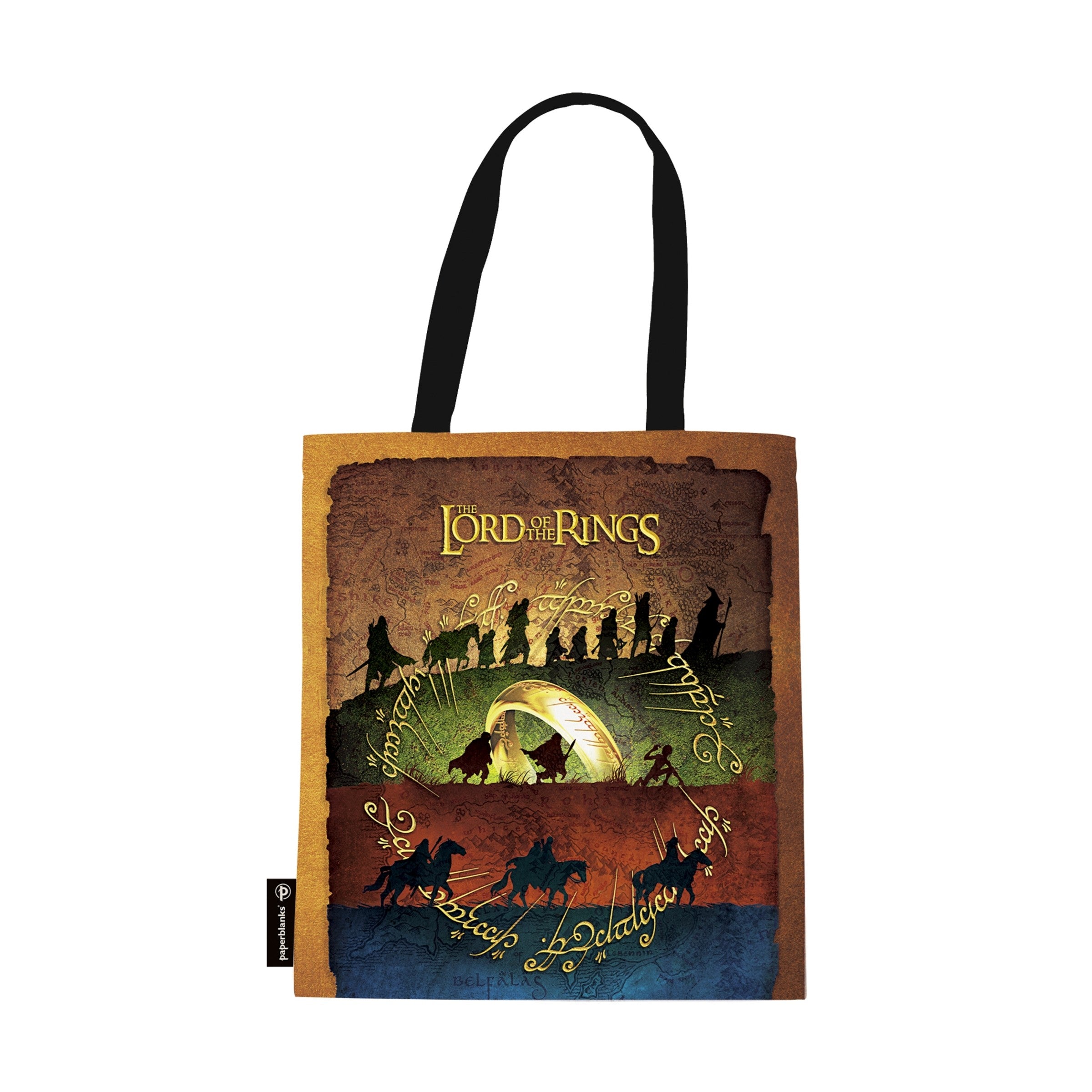 A Perilous Journey Tote Canvas Bag by Paperblanks (The Lord of the Rings Collection)