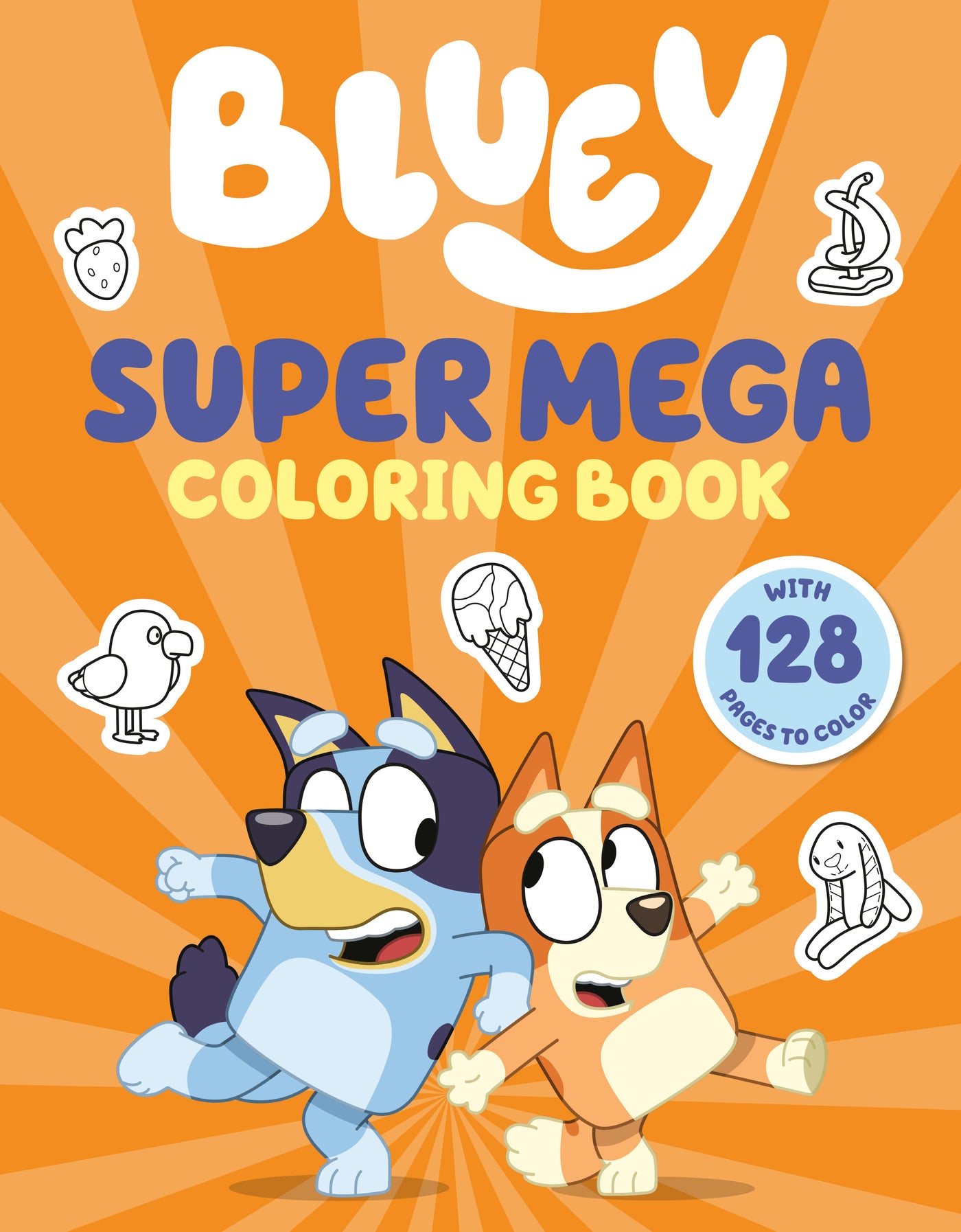 Bluey: Super Mega Coloring Book