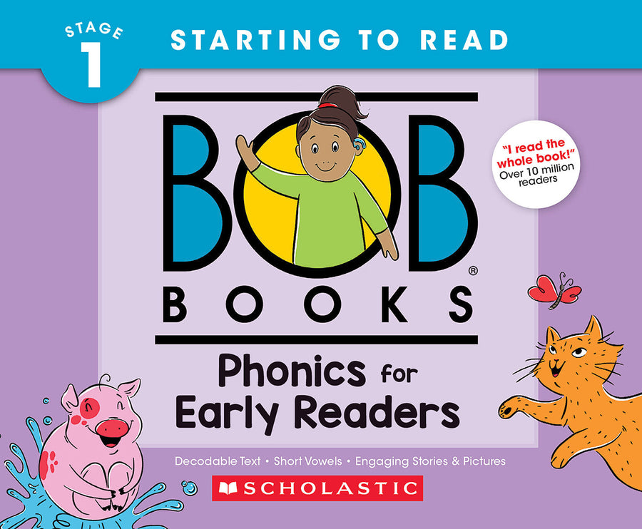 Bob Books - Phonics for Early Readers Hardcover Bind-Up | Phonics, Ages 4 and up, Kindergarten (Stage 1: Starting to Read)