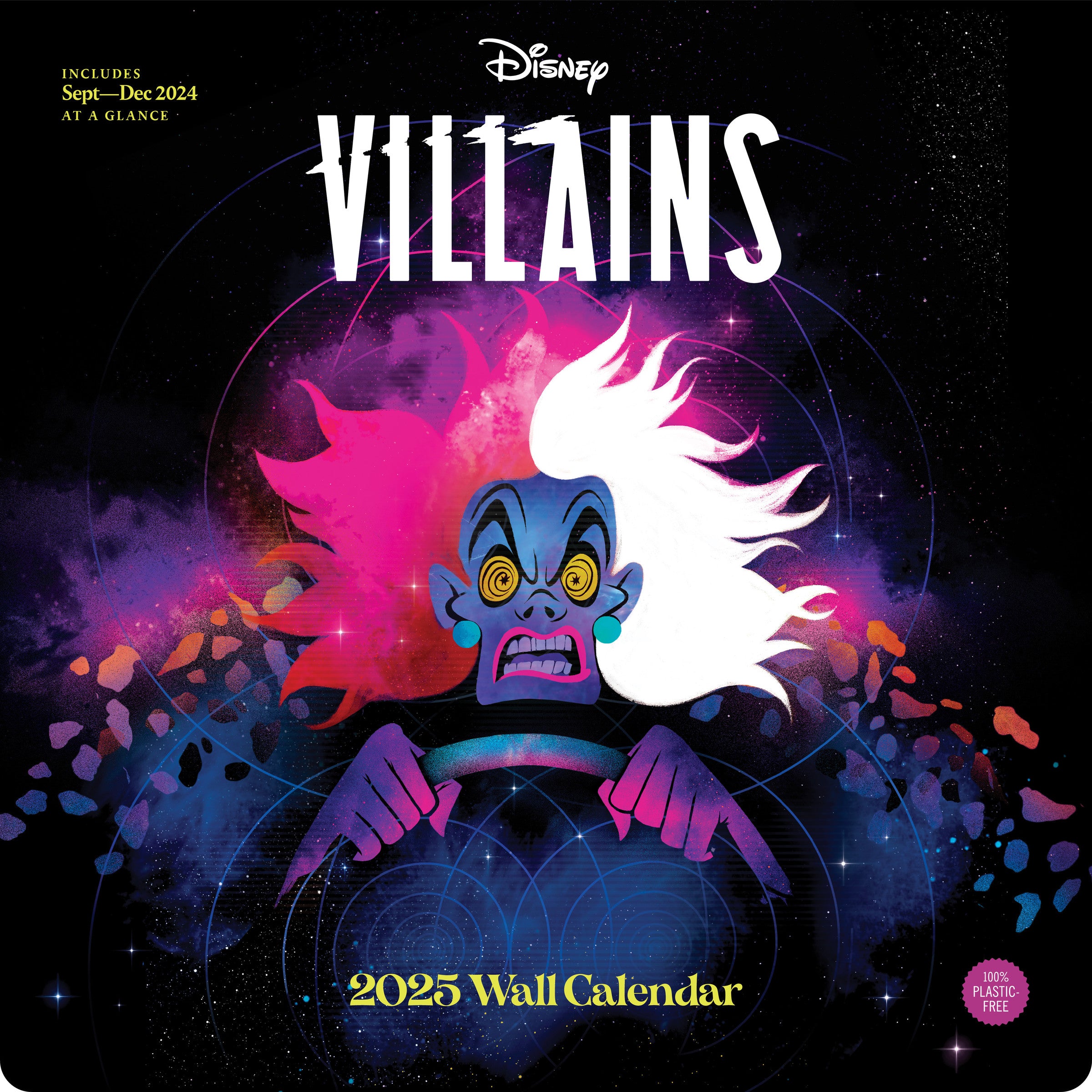 Disney Villains 2025 Wall Calendar