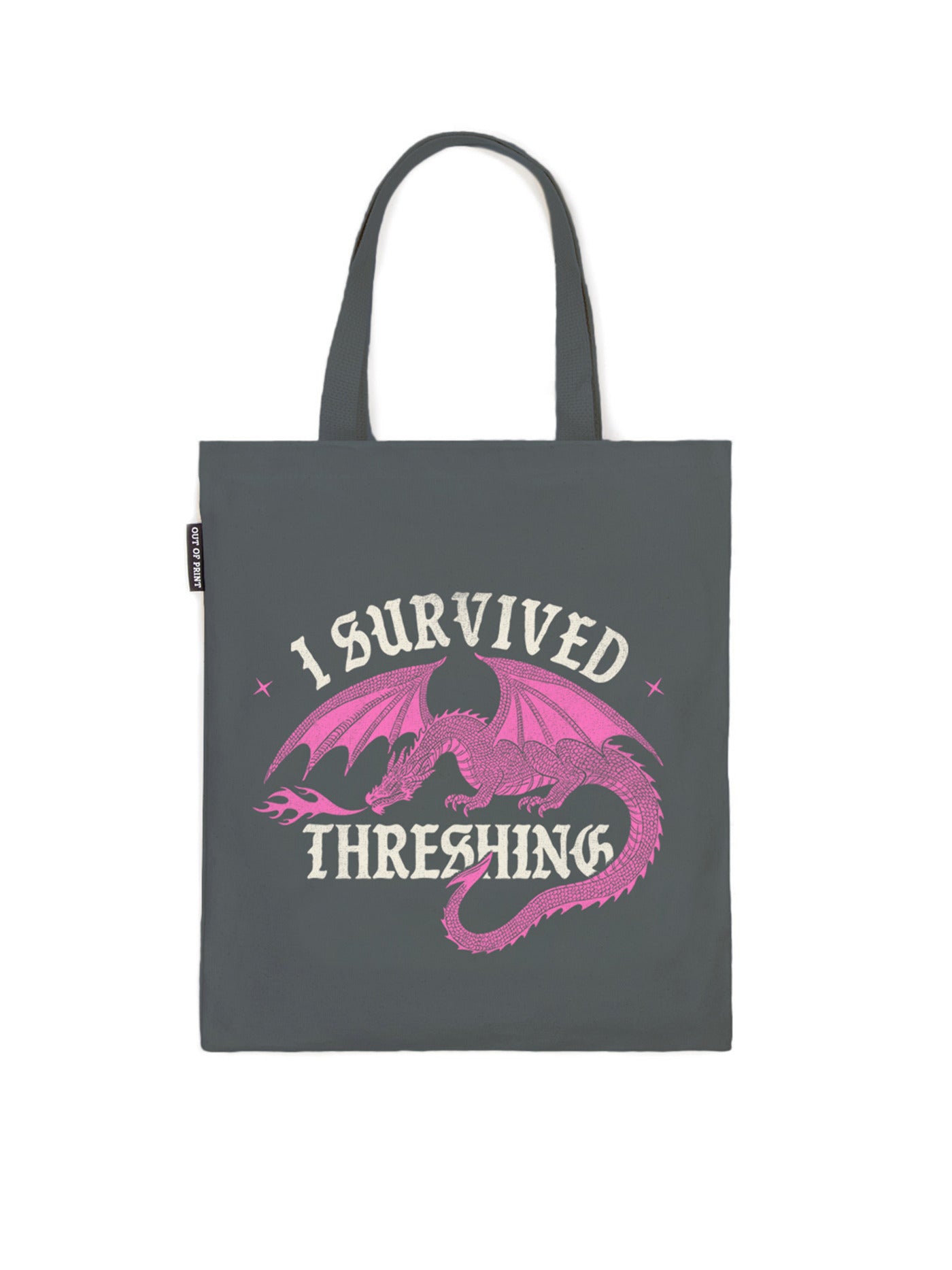 Fourth Wing: I Survived Threshing (Pink Dragon) Tote Bag