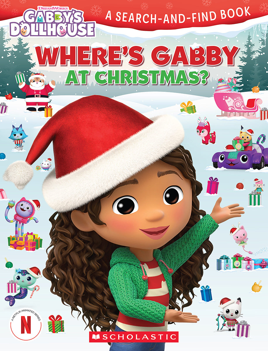 Gabby's Dollhouse: Where's Gabby at Christmas? (A Search-and-Find Book)