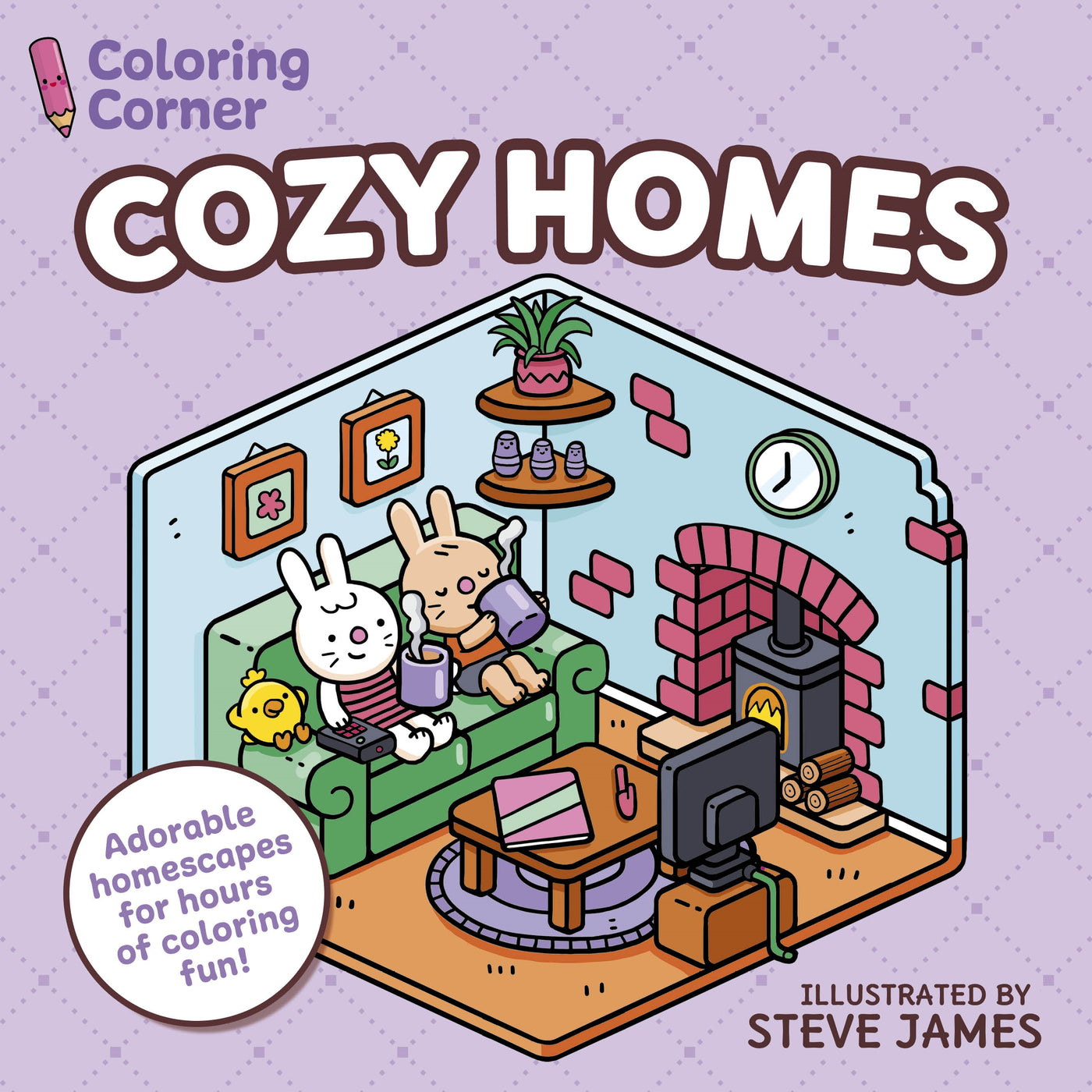 Coloring Corner: Cozy Homes