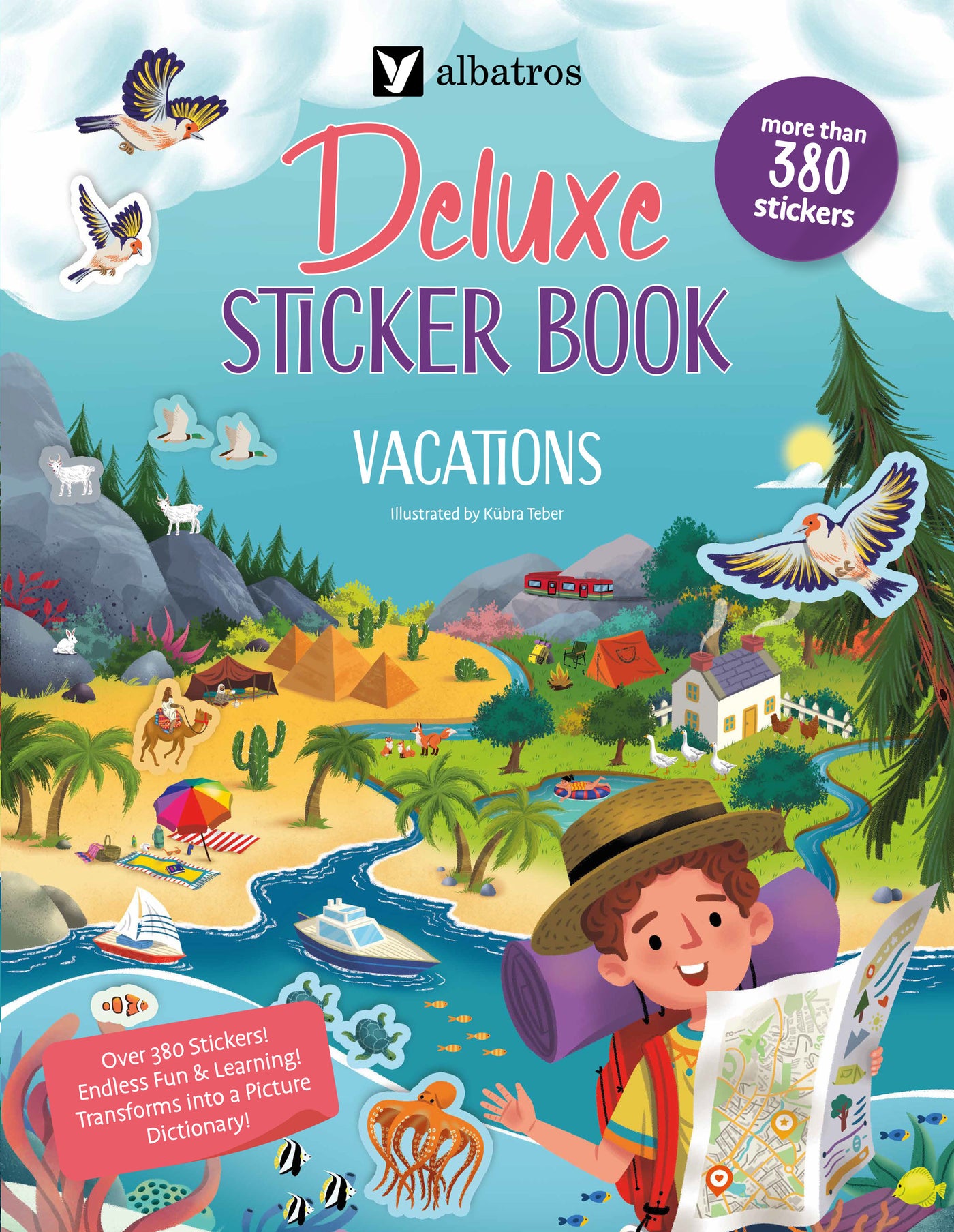 Deluxe Sticker Book: Vacations