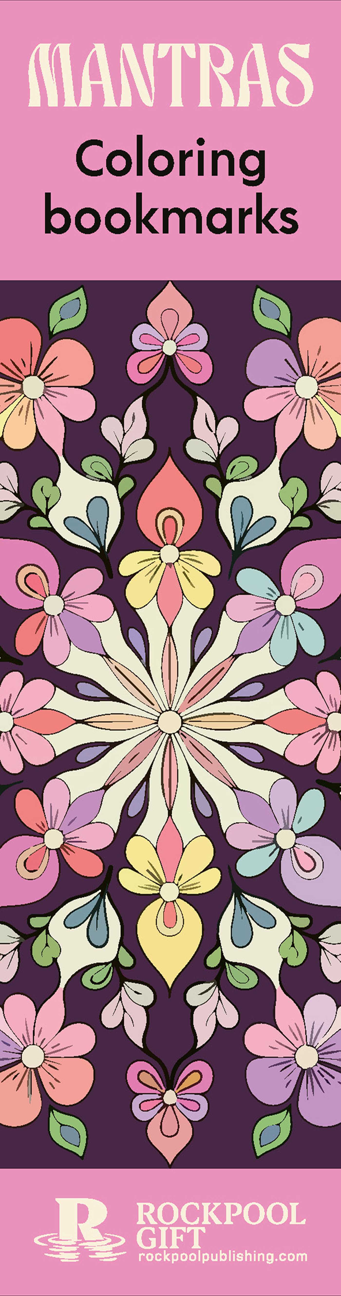 Mantras Coloring Bookmarks