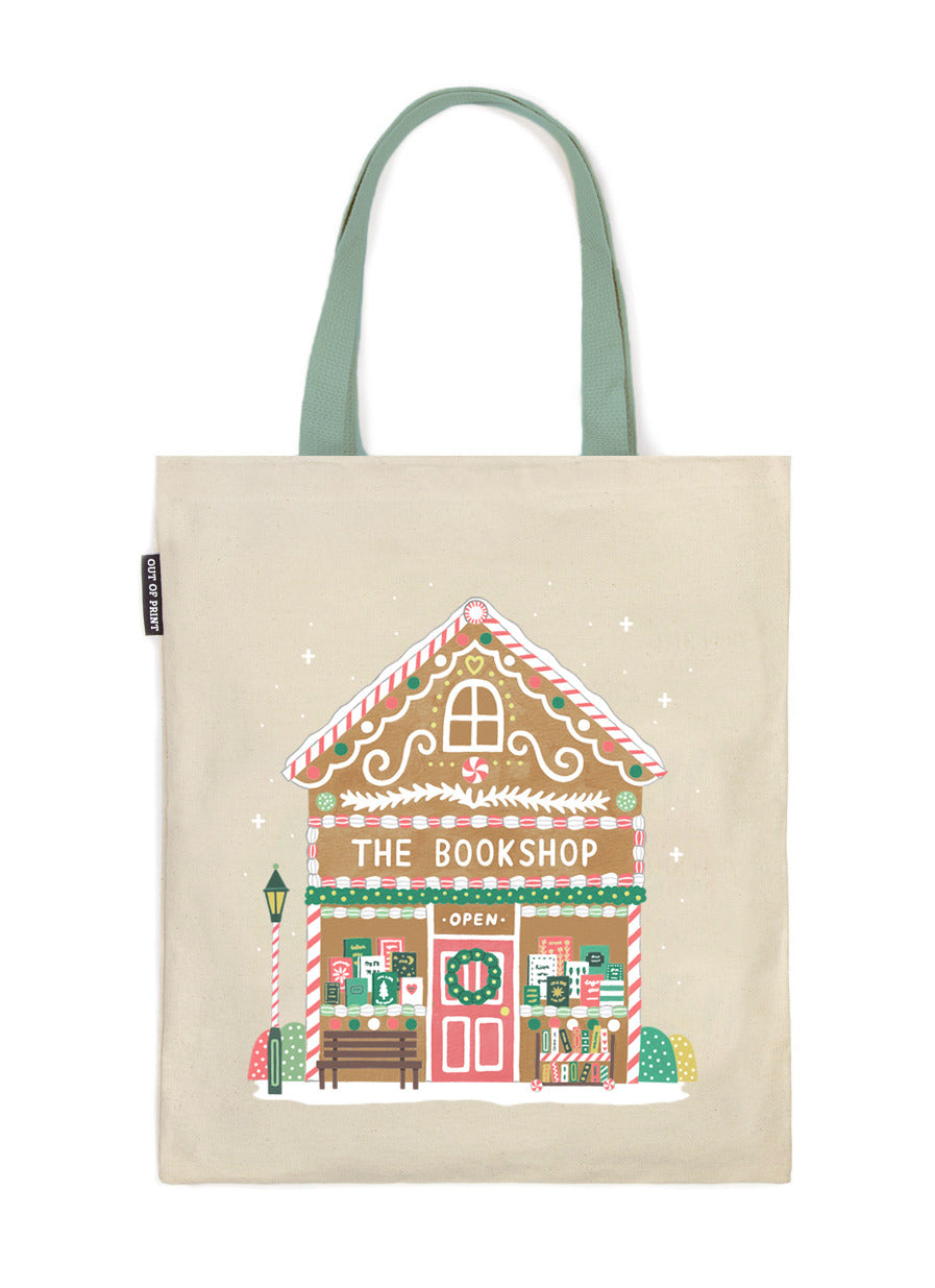 Gingerbread Bookshop Tote Bag