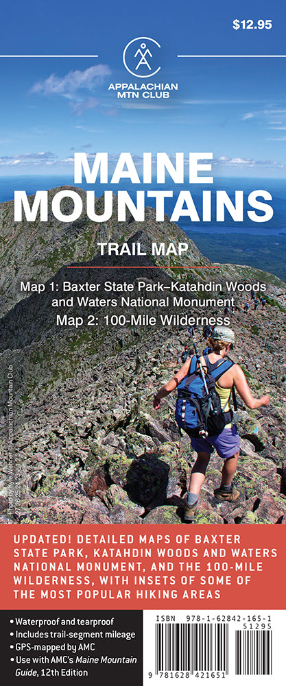 AMC Maine Mountains Trail Maps 1–2
