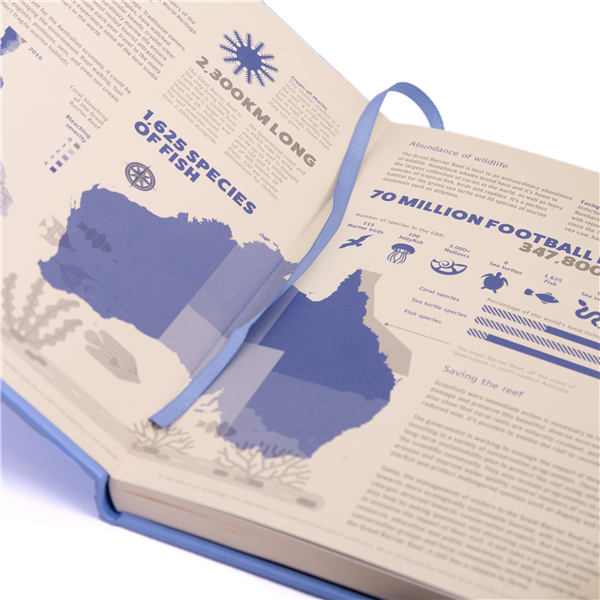 A5+ Sky Blue Great Barrier Dotted