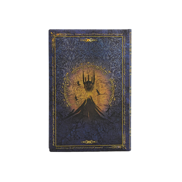 The Crown Reclaimed Journal Mini Custom Lined Hardcover, 176pg, 85GSM by Paperblanks (The Lord of the Rings Collection)