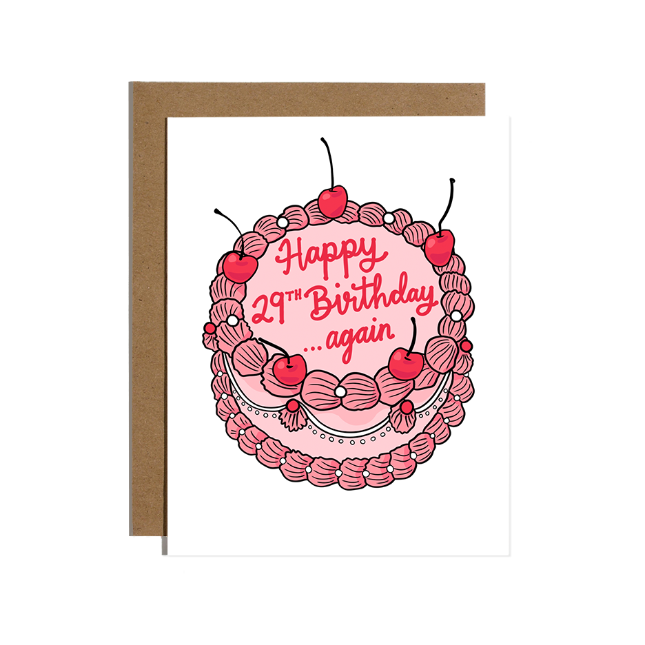 29th Birthday Cake