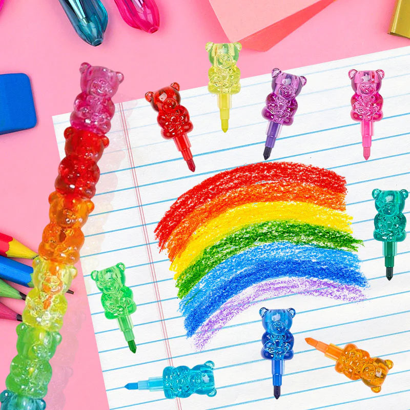 Bunch O' Bears Gummy Bear Stacking Crayon