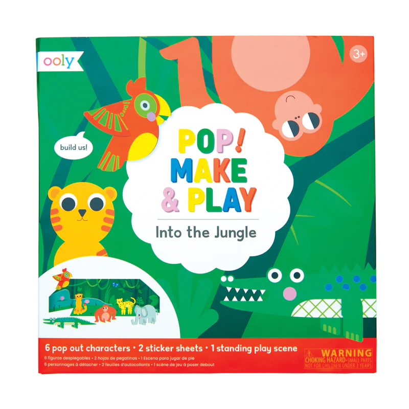 Pop! Make & Play Pop Up Play Scene - into the jungle