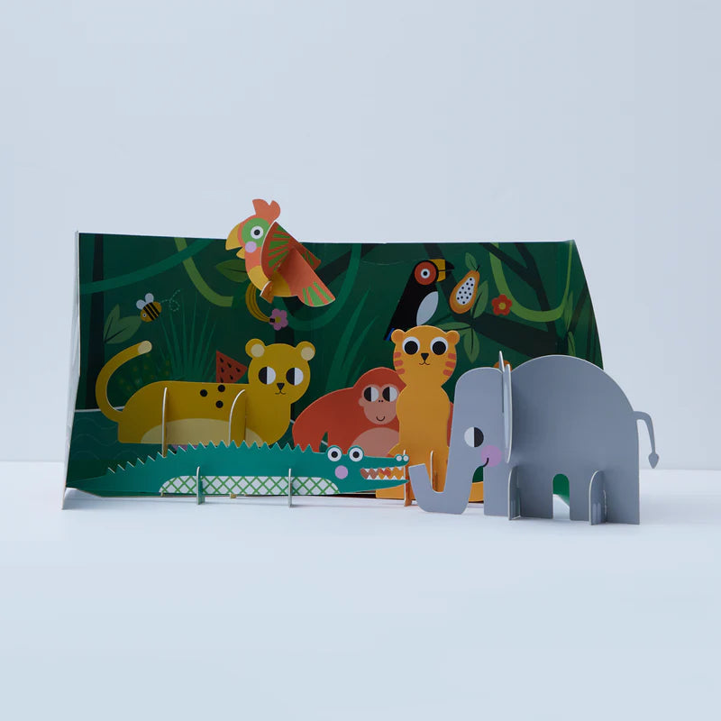 Pop! Make & Play Pop Up Play Scene - into the jungle