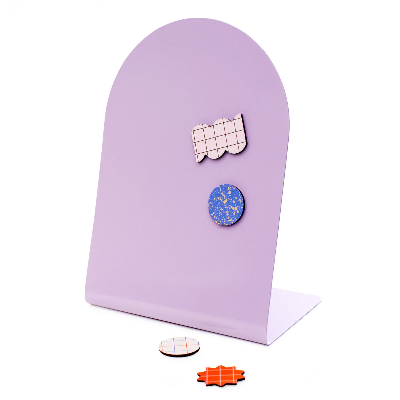 Inkerie Purple Magnetic Memo Board & Clips