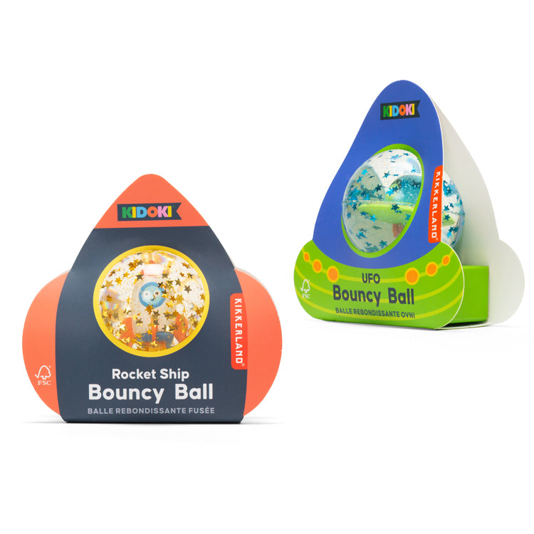 Kidoki Rocket Ship & Ufo Bouncy Balls