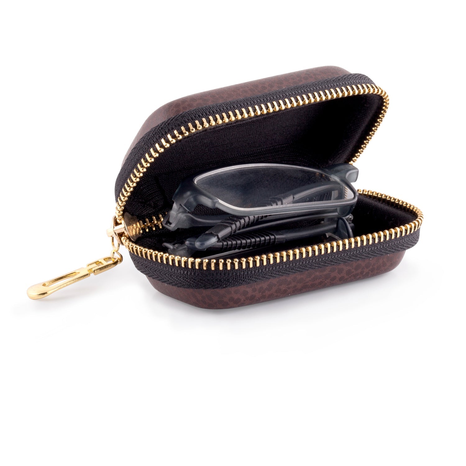 FOLDING READERS IN ZIPPER CASE