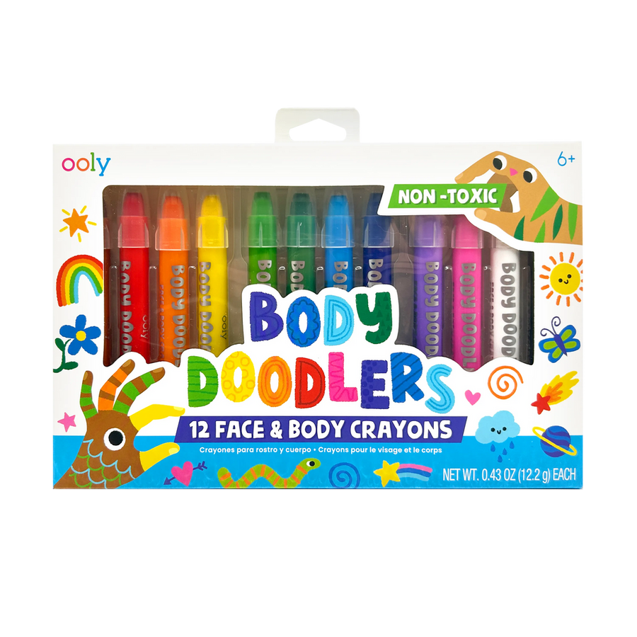 Body Doodlers - Face & Body Crayons - Set of 12