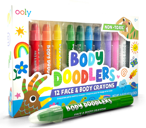 Body Doodlers - Face & Body Crayons - Set of 12