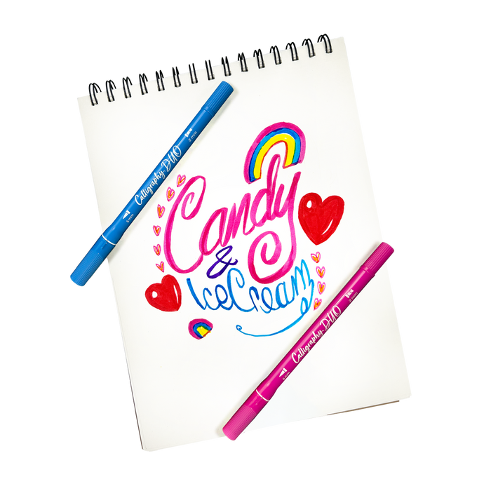 Calligraphy Duo Double-Ended Markers - Set of 12