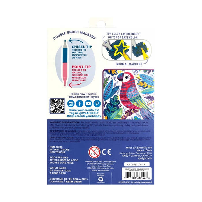 Color Layers: Double-Ended Layering Markers