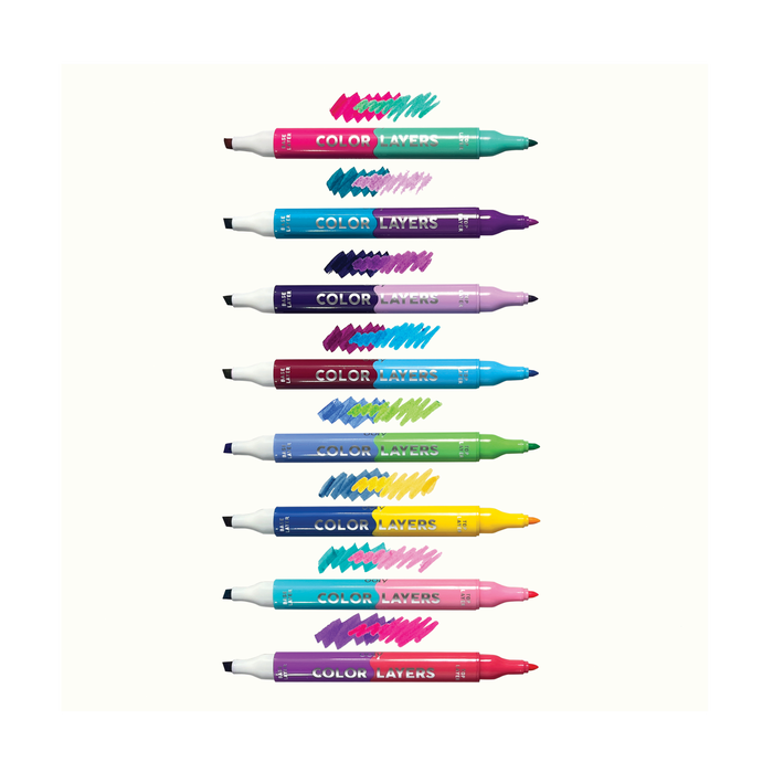 Color Layers: Double-Ended Layering Markers