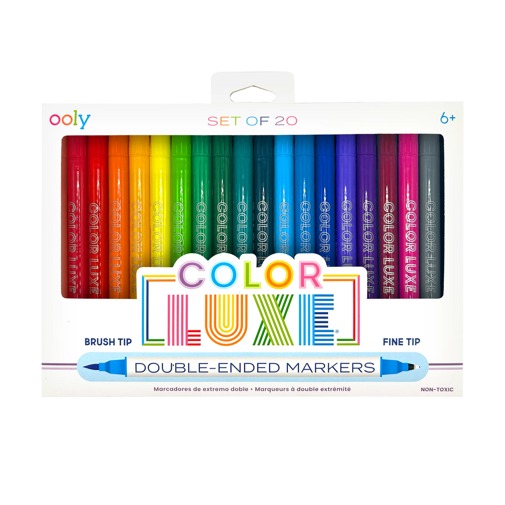 Color Luxe Double-Ended Markers (Set of 20)