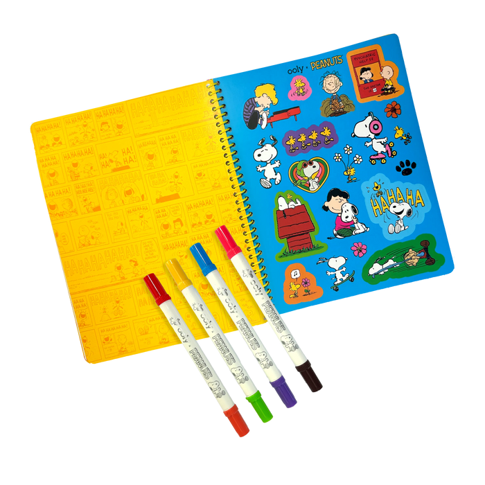 OOLY x Peanuts Activity Travel Kit & Double-Ended Markers