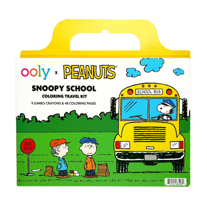 OOLY x Peanuts Snoopy School Coloring Travel Kit