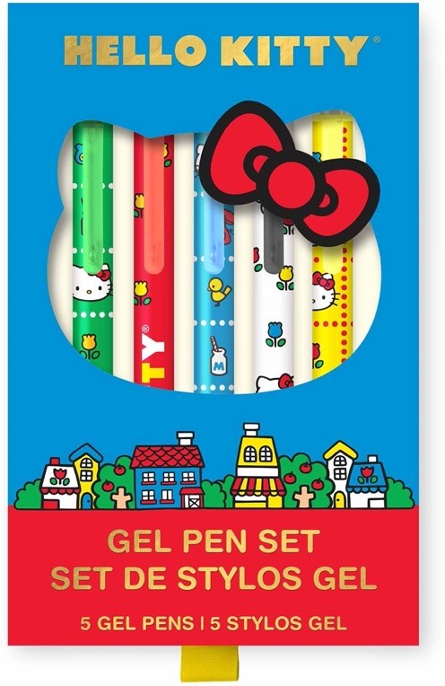 Retro Hello Kitty Soft-Touch Gel Pen Set