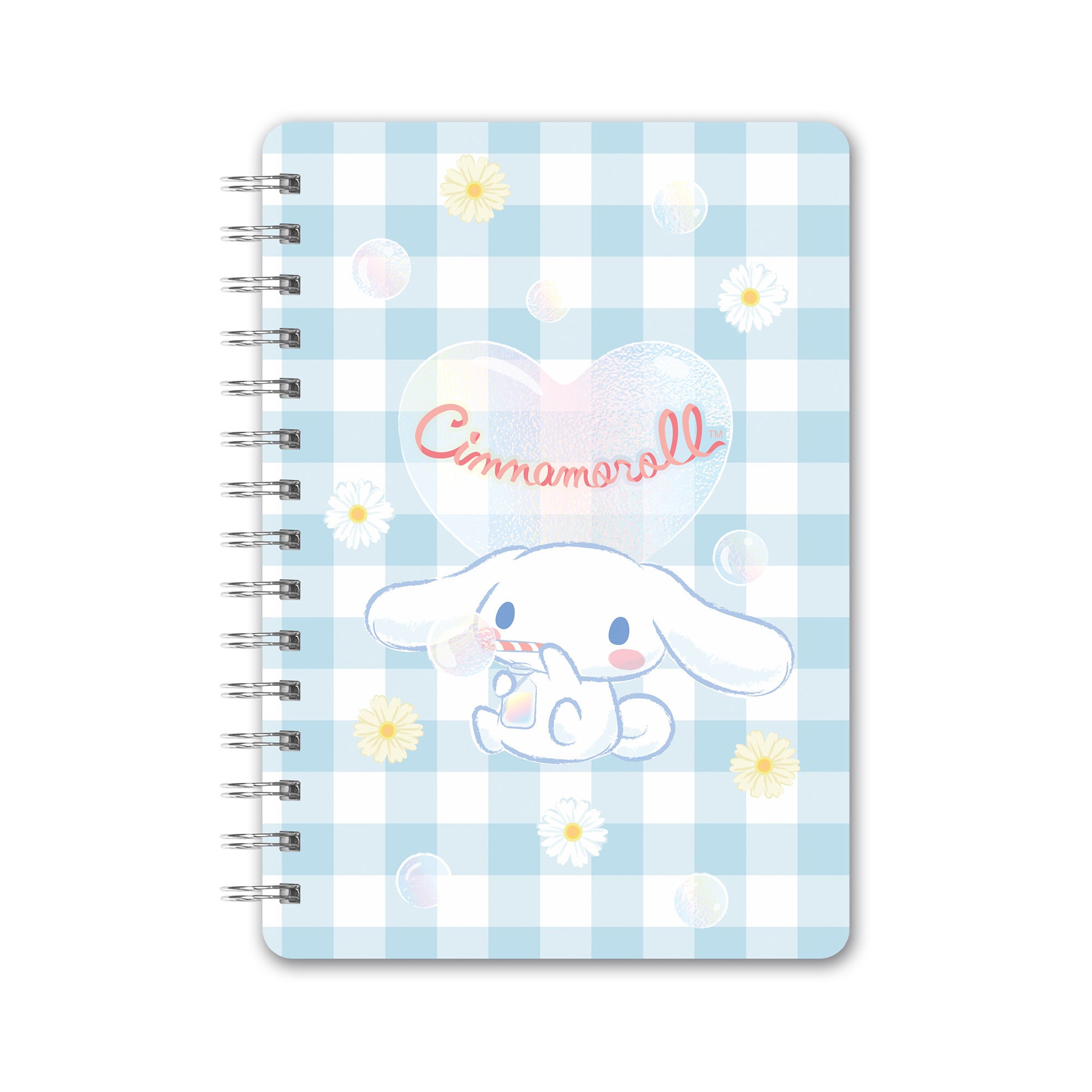 Sanrio Sweet Daisies Cinnamoroll Agatha Notebook with Pocket & Stickers