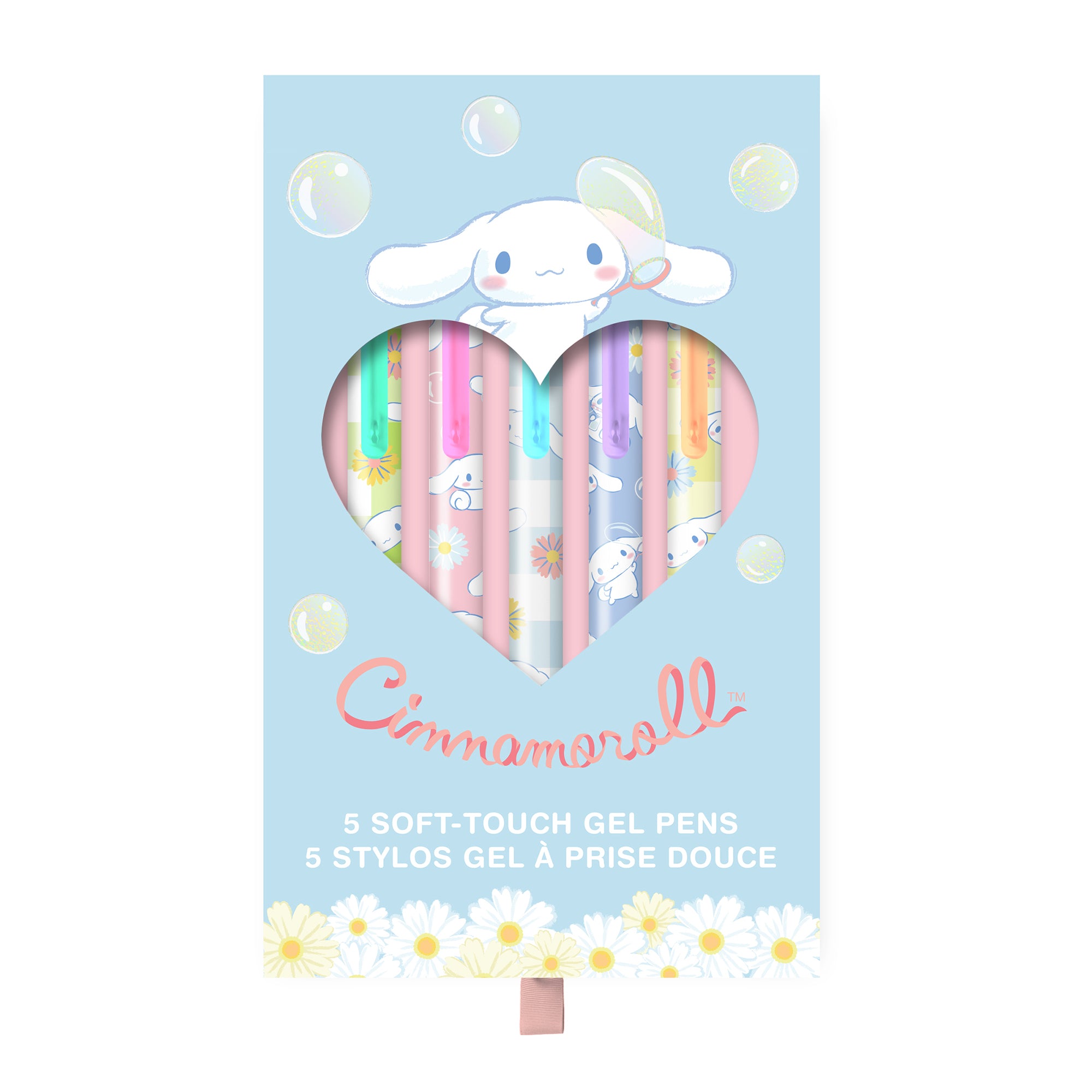 Sanrio Sweet Daisies Cinnamoroll Soft-Touch Gel Pen Set