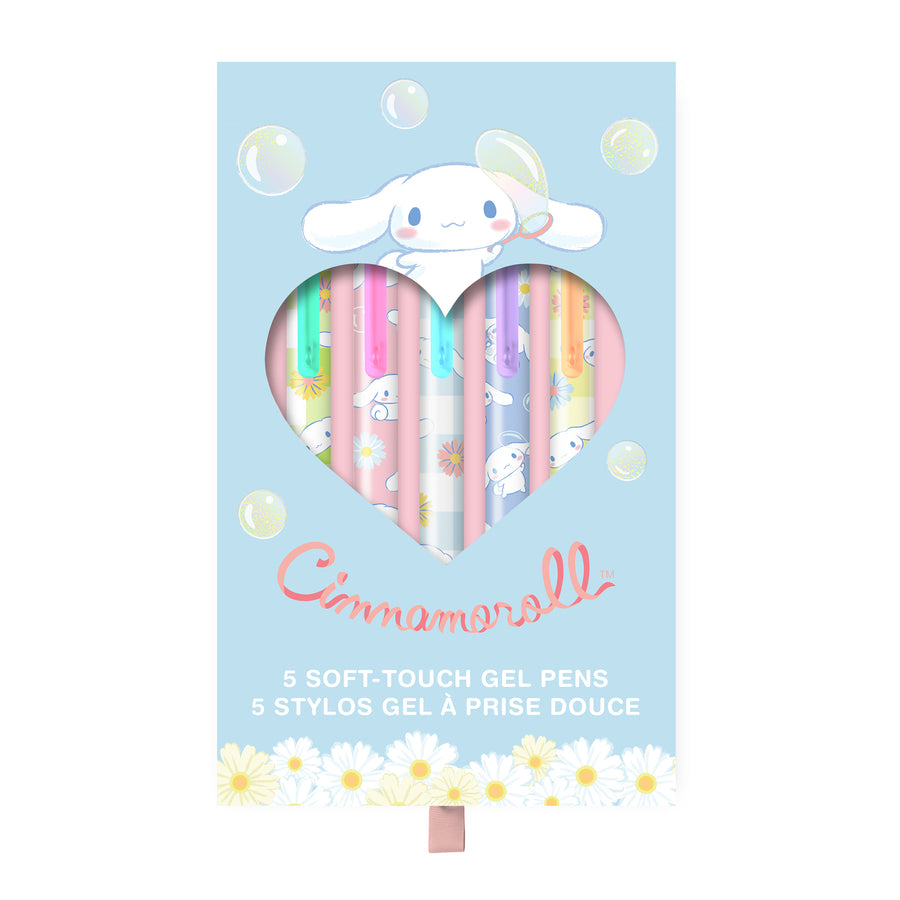 Sanrio Sweet Daisies Cinnamoroll Soft-Touch Gel Pen Set