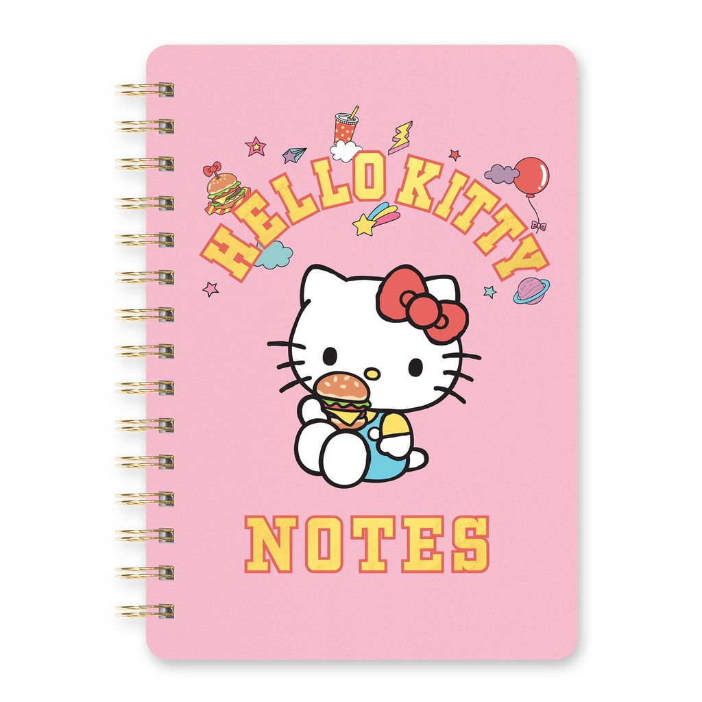Hello Kitty College Letters Agatha Notebook with Sticker Sheet