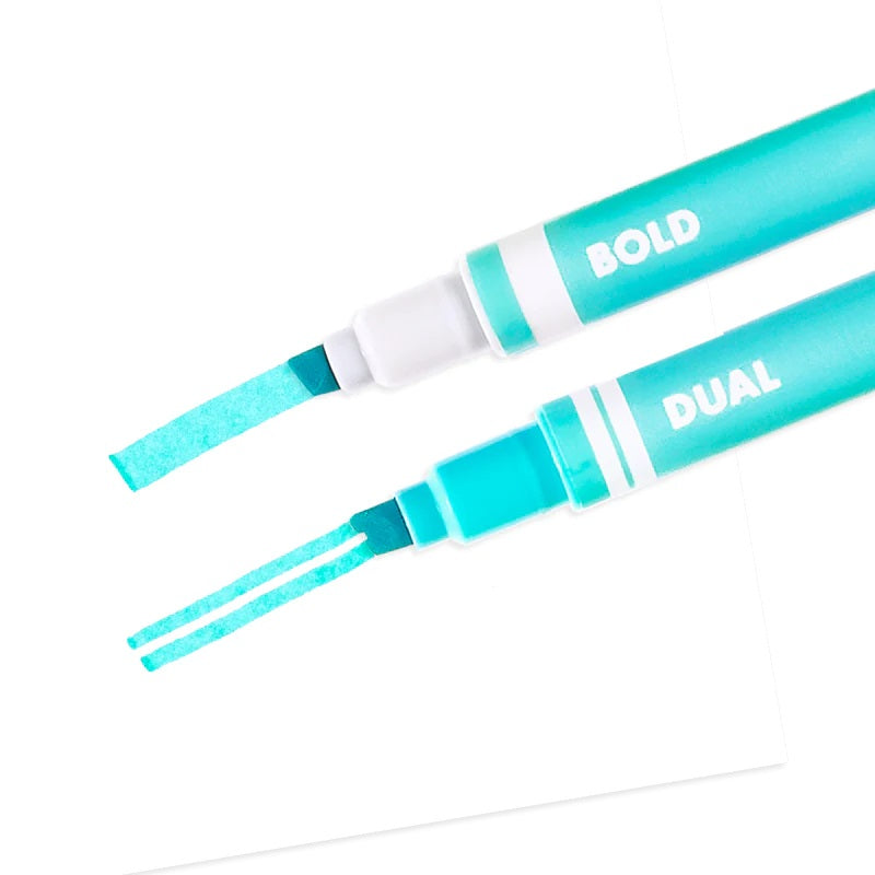 DUAL LINER DOUBLE-ENDED HIGHLIGHTERS (SET OF 6)