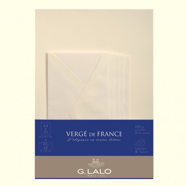 G. Lalo Verge De France Writing Set