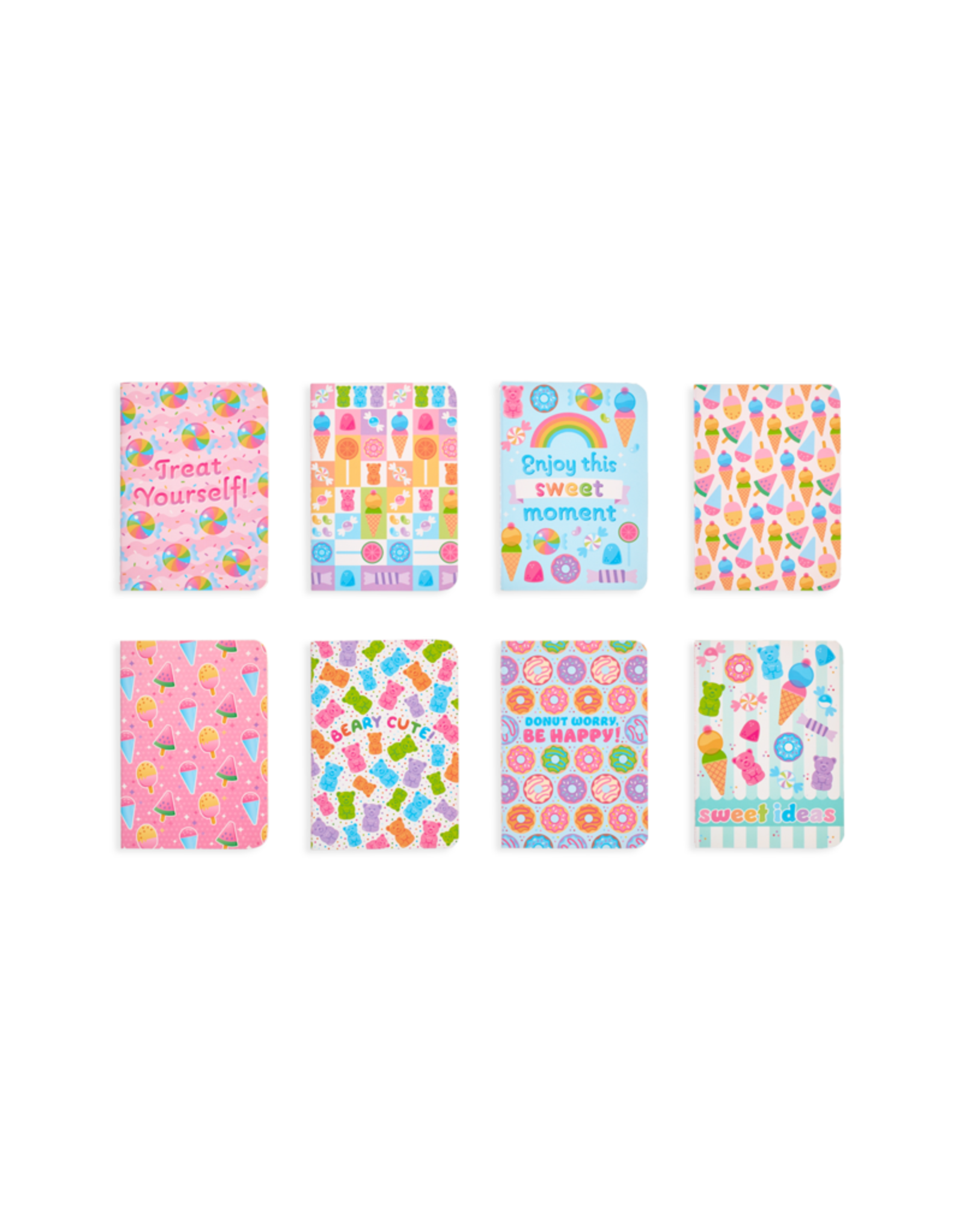 MINI POCKET PAL JOURNALS: SUGAR JOY - SET OF 8 (3.5" X 5")
