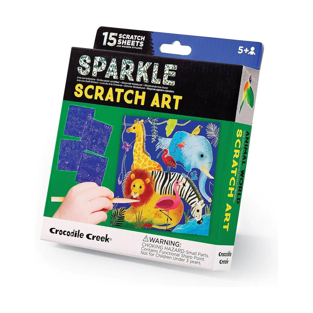 SPARKLE SCRATCH ART | ANIMAL WORLD