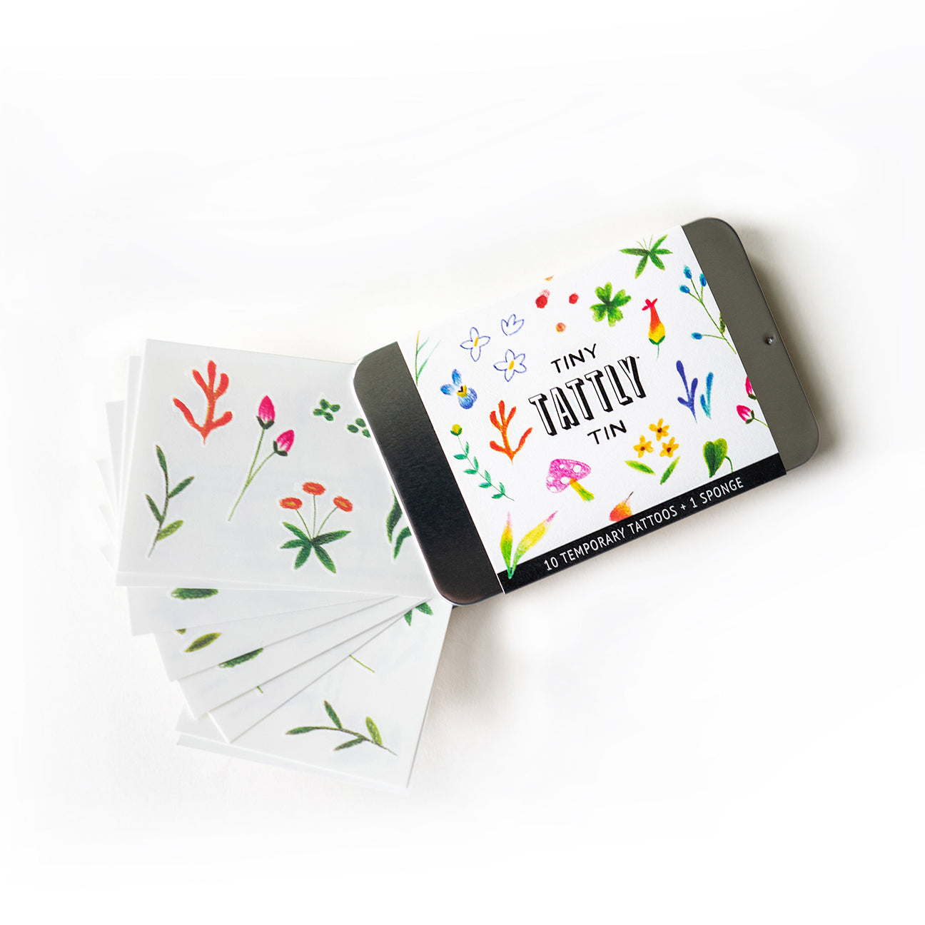 TINY IMAGINARY GARDEN TATTOO TIN