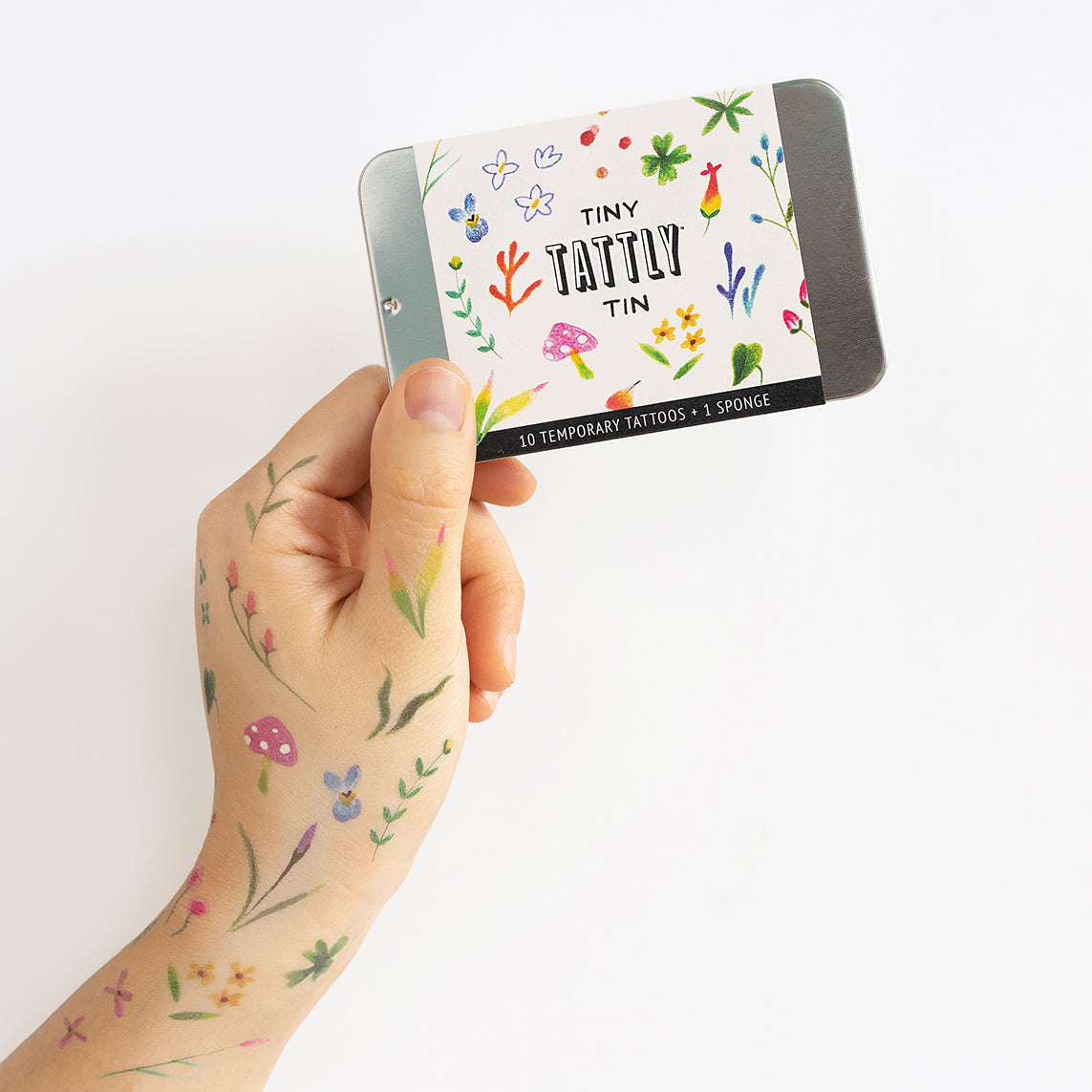 TINY IMAGINARY GARDEN TATTOO TIN