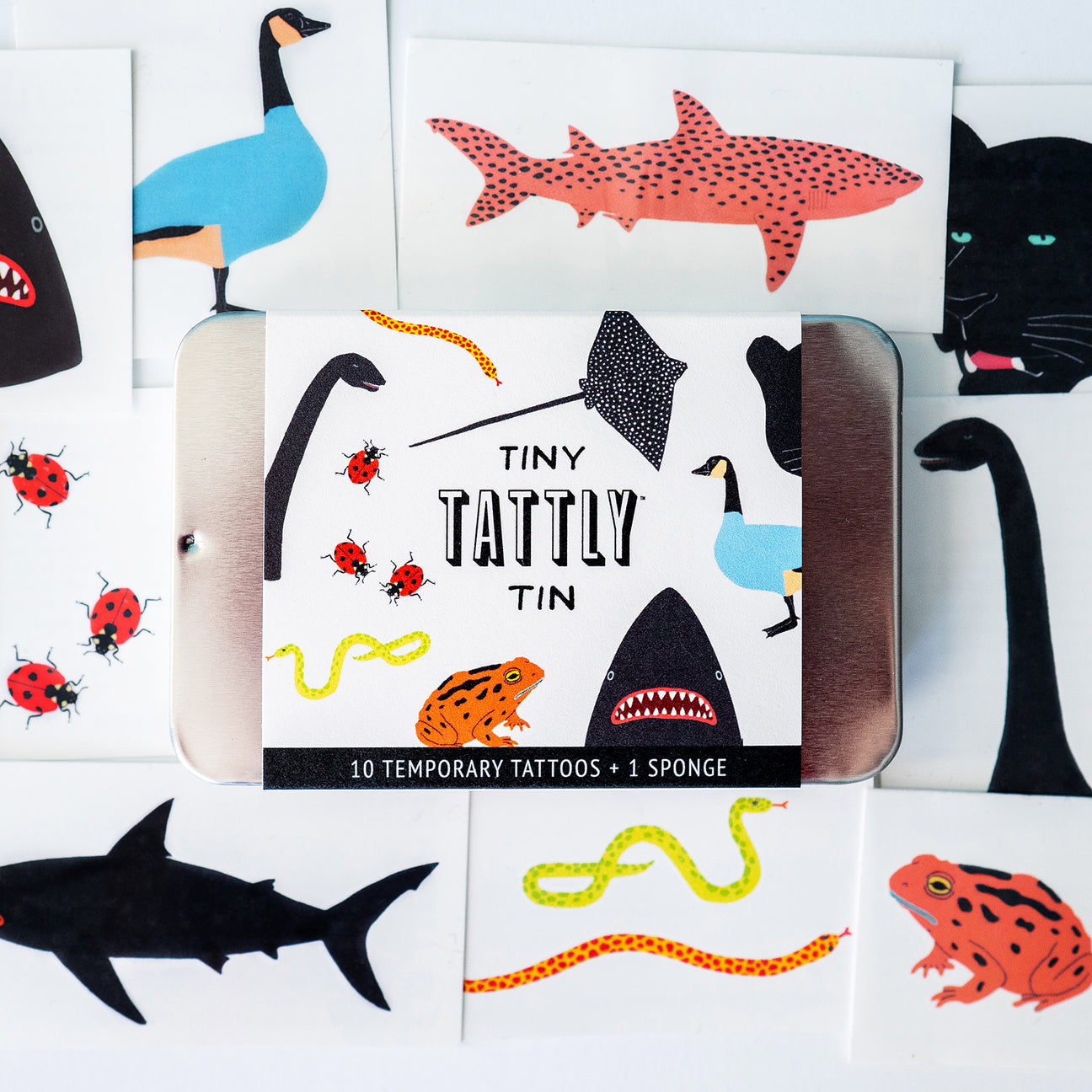 TINY ANIMAL TATTOO TIN