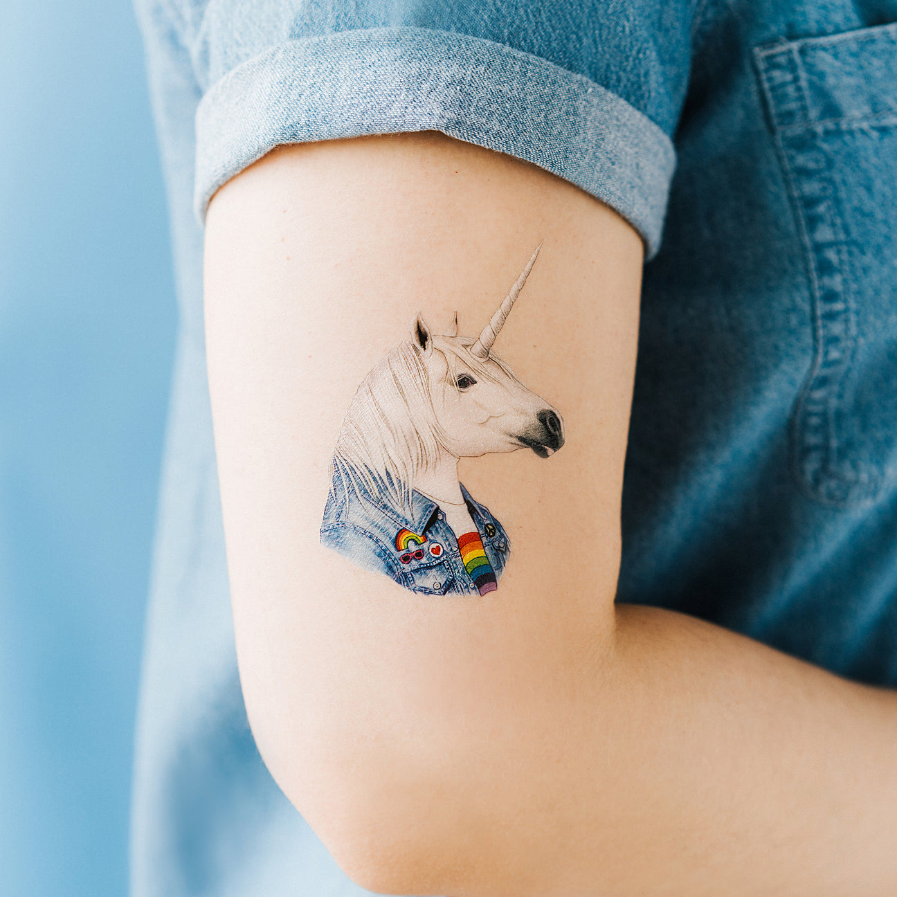 COOL UNICORN TATTOO PAIR
