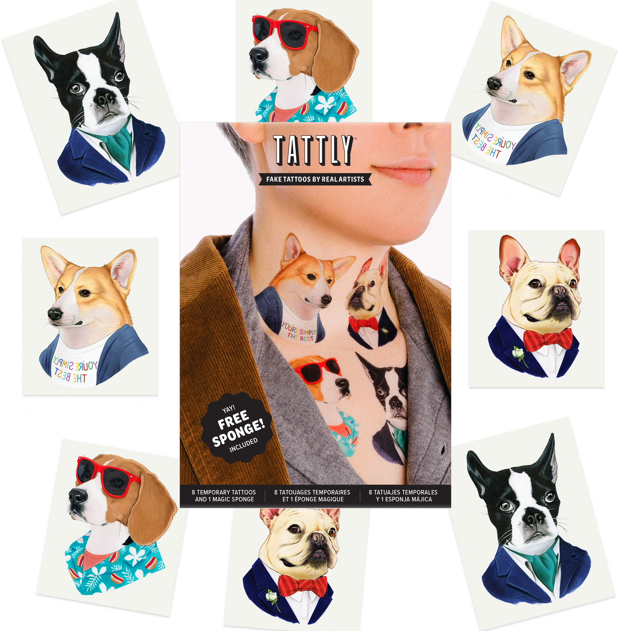 DOG PACK TATTOO SET
