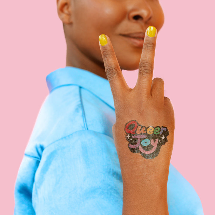 Queer Joy Tattoo Pair