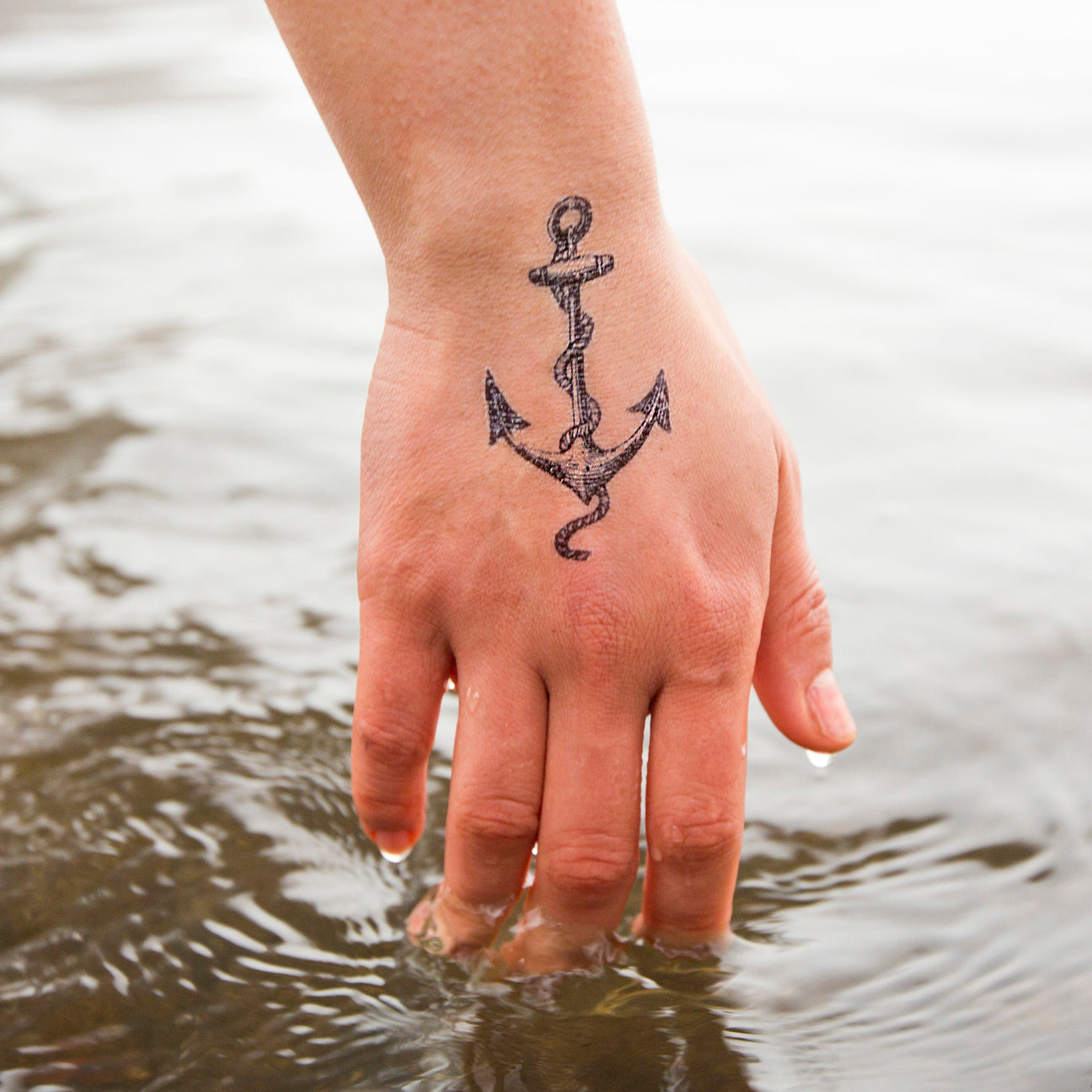 CARTOLINA ANCHOR TATTOO PAIR