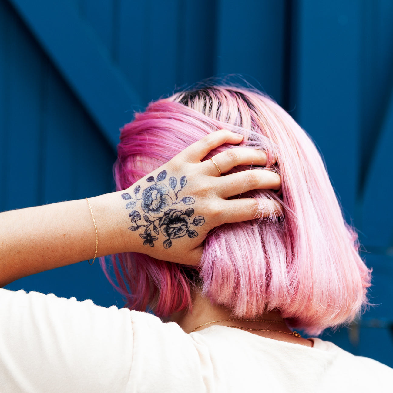 CARTOLINA BLOOMS TATTOO PAIR