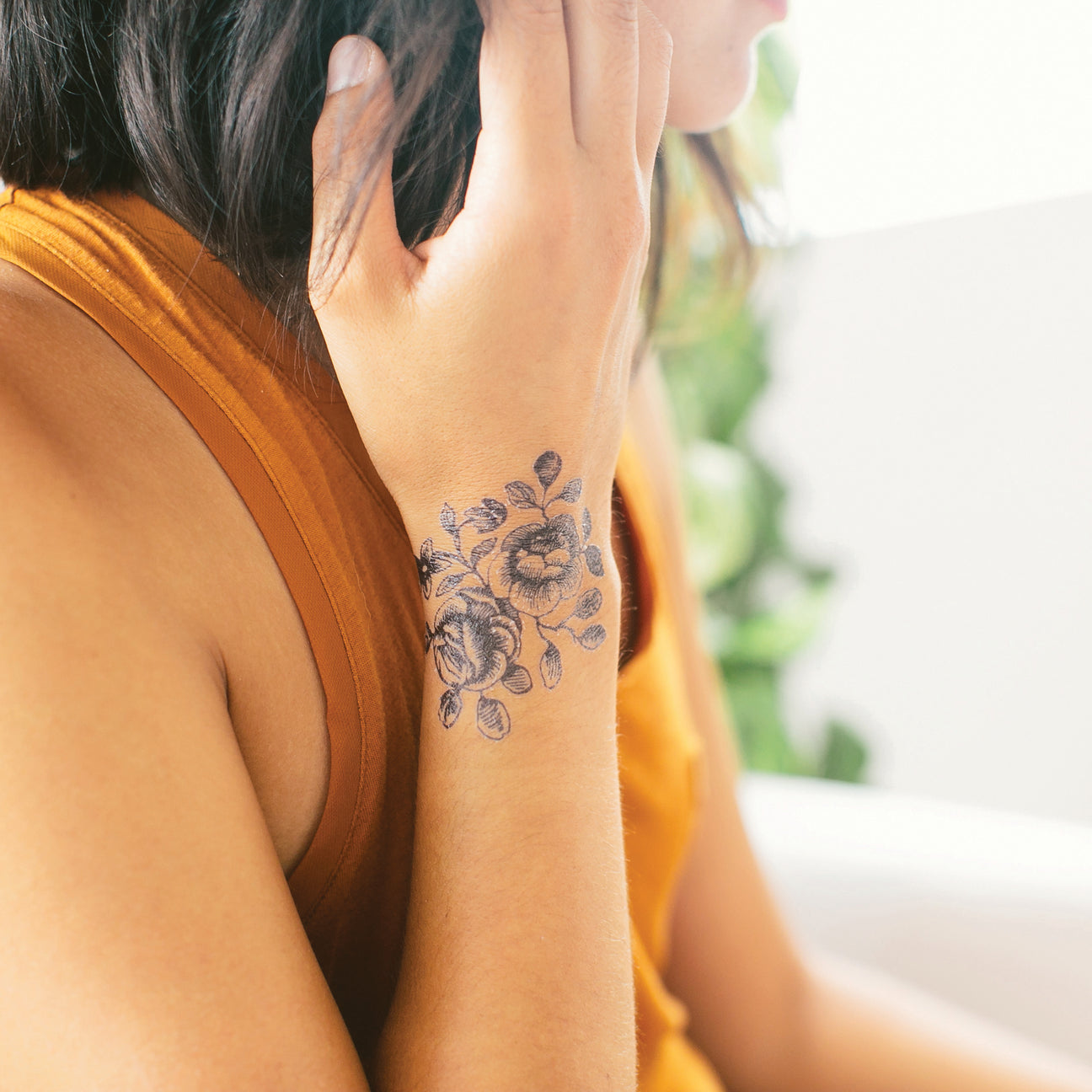 CARTOLINA BLOOMS TATTOO PAIR