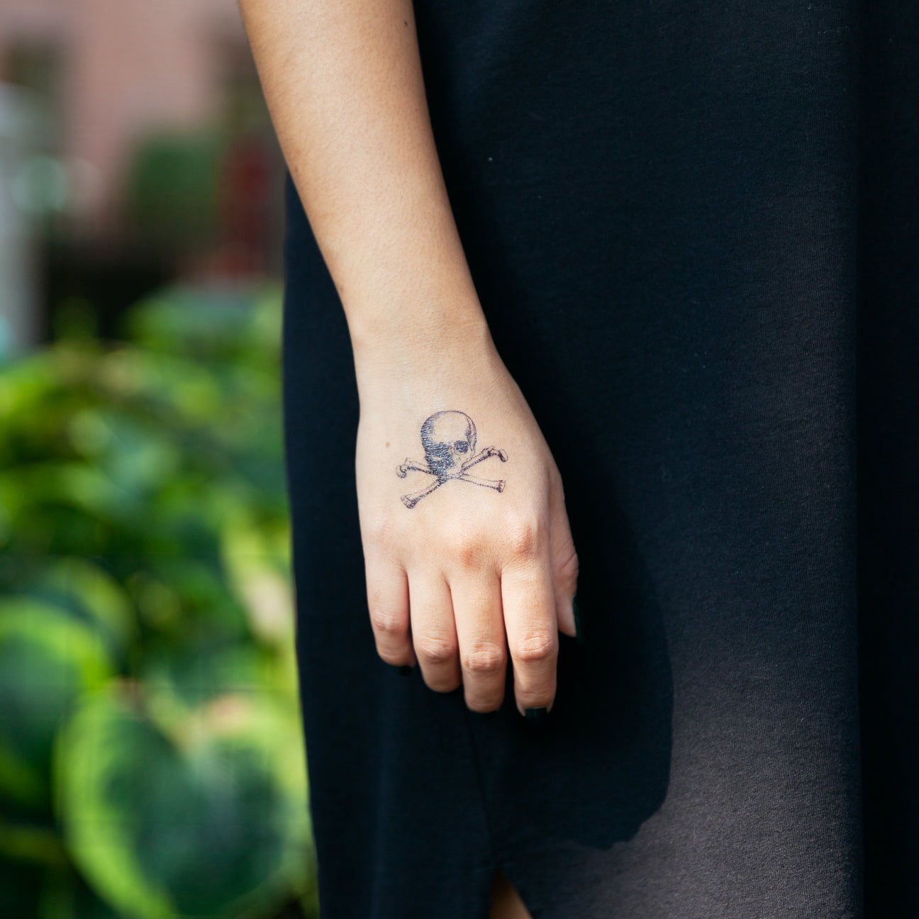 CARTOLINA SKULL TATTOO PAIR